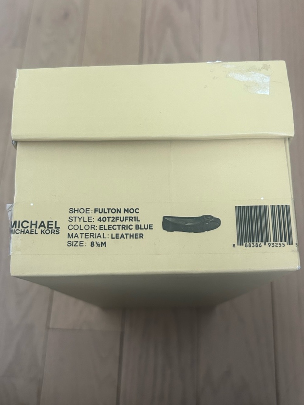 Michael Kors Fulton Moccasin (ballet flat), electric blue, size 8.5 - Picture 4 of 5